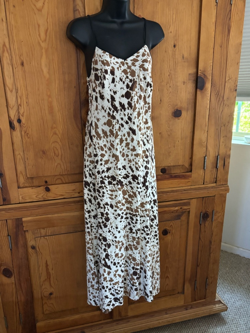 Sincerely Jules animal print maxi dress Sz XS
